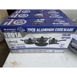 +VAT Basoo 7 piece aluminium cookware set