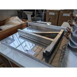 +VAT 65cm heavy duty microwave wall shelf with brackets