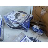 +VAT Basoo 3 piece aluminium fry pan set with brown handles