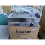 50cm electric Infernus bench top griddle