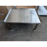 +VAT 70cm stainless steel low level stand