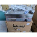 50cm electric Infernus bench top griddle