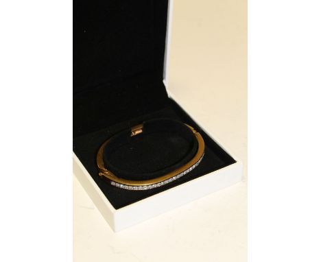 A Swarovski bangle, cased
