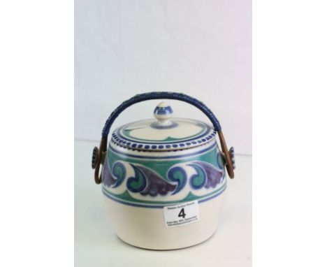 Carter Stabler Adams Poole Pottery Biscuit Barrel