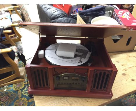 A new unused record player.
