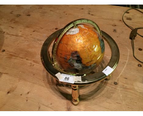 A small world orange Globe