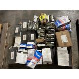 Pallet of Automotive Parts, Parts Master Spark Plugs, Standard Electronic Fuel Injection, Raybestos