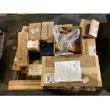 Pallet of Misc. Fittings & Plumbing, (2) Crouse Hinds DS18SF Snap Switches, (2) American Standard 83