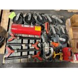 Pallets of Misc. Tools, Caster Wheels, Fire Extinguisher