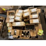 Pallet of Misc. Fittings, Marl Terminal Post Connections, Legend Boxes, LED Moisture Cubes, Carlon C