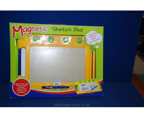 A boxed child's magnetic Sketch Pad (unused)