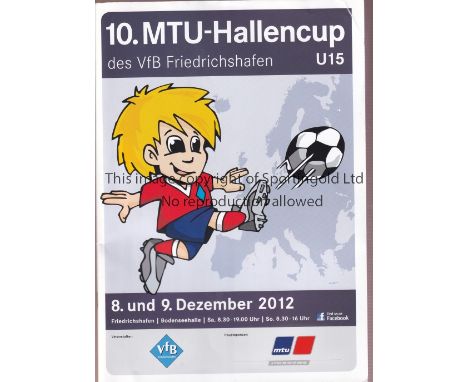 MANCHESTER UNITED / ARSENAL / MANCHESTER CITY       A 76 page programme for the Friedrichshafen Youth Tournament in Germany 8