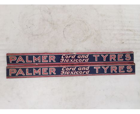 A pair of Palmer Cord Flexi Cord Tyres shelf strips.