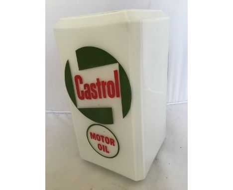 A Castrol Motor Oil square oil pump globe.