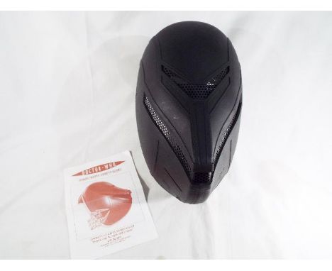 Doctor Who - a Doctor Who Juddon trooper sound fx helmet with instruction leaflet.