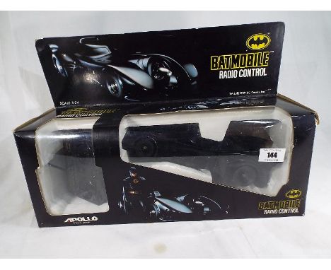 Batman - a Batmobile Radio Control, 1:24 scale by Apollo # 5001, mint in sealed packaging - Est 360 - £100