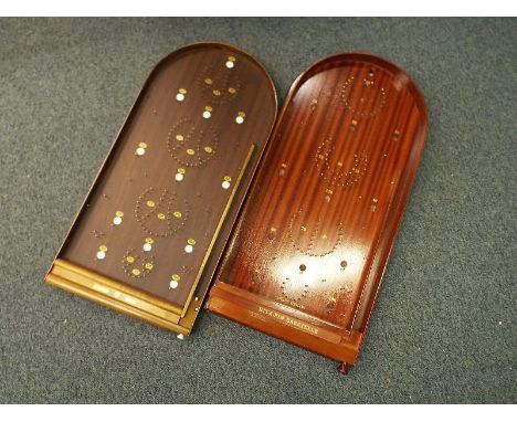 Two bagatelle boards