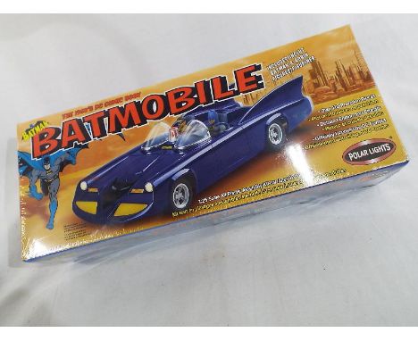 Batman - a Batmobile by Polar Lights 1:25 scale assembly kit, mint in sealed packaging