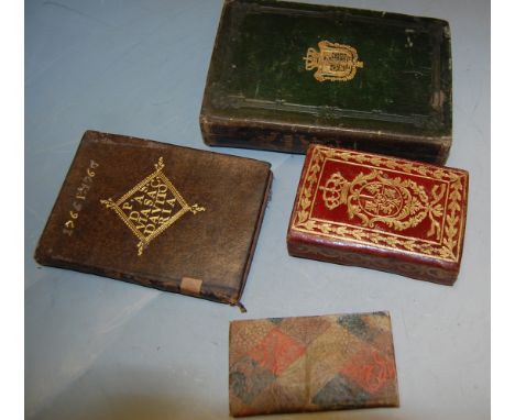 Kalendario Manual y Guia De Forasteros De Madrid 1793, 16mo and 1854 8vo, both full leather gilt armorial bindings; Diario Ec