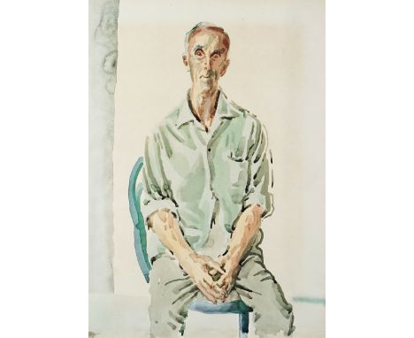 Studio of Cecil Beaton (British, 1904-1980)Portrait of a seated manwatercolour and wash47.5 x 34.5cmARRProvenanceSale, Christ