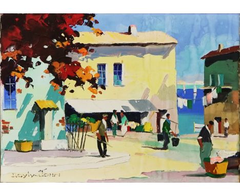 Cecil Rochfort D'Oyly-John (British, 1906-1993)Cap Ferrat, near Nicesigned 'D'OYLY JOHN' (lower left)oil on canvas25 x 35cmAR