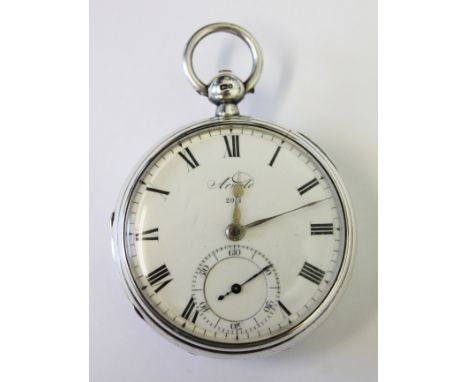 A 19th Century lever conversion pocket watch, the chronometer movement circa 1815 by John Roger Arnold inscribed 'Jn R Arnold