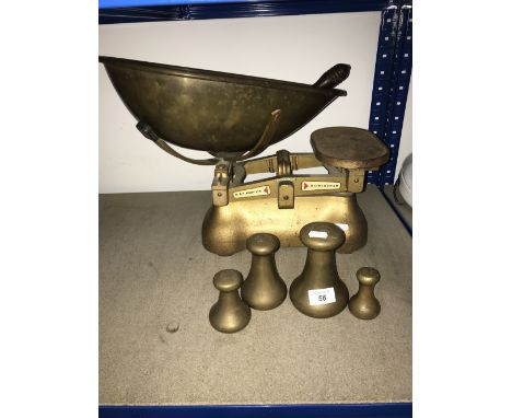 SET OF SCALES + WEIGHTS