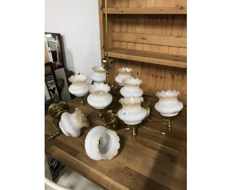 SUITE OF LIGHT FITTINGS (4)
