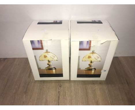 PAIR OF CERAMIC TOUCH LAMP