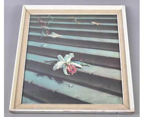 A Framed Tretchikoff Print, "The Lost Orchid", 1948, 48x53cms 
