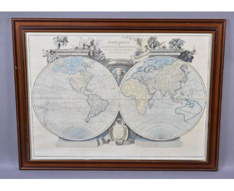A Modern Print, "Mappe Monde", 67x47cms 