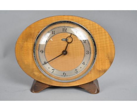 A Mid 20th Century Metamec Clock Work Mantle Clock, Working 