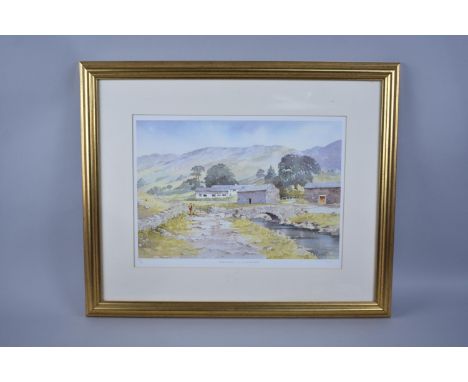 A Framed Limited Edition Print, K W Butler, Wyndham in Cumberland, 36x24cm 