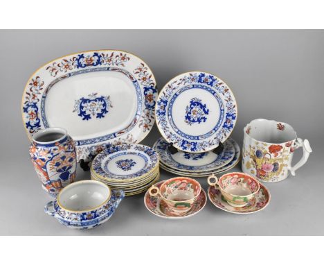 A Collection of 19th and 20th Century Ceramics to Comprise Mintons Part Imari Dinner Service to Comprise Large Platter and Pl