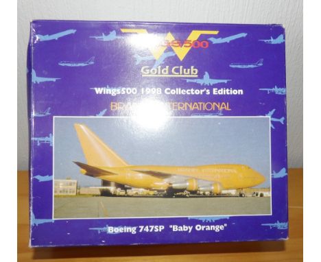 Herpa 1.500 scale Wings 1998 Collectors Edition Braniff International P&amp;P group 2 (£20 for the first item and £2.50 for s