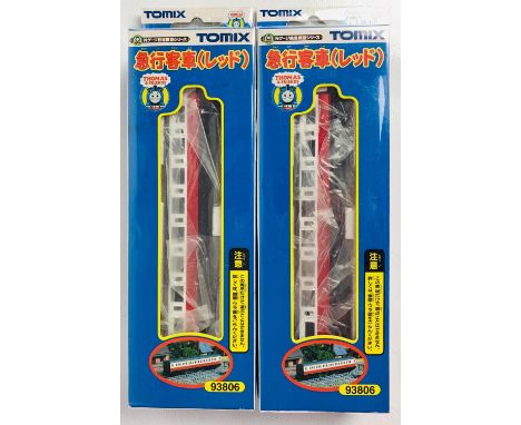 2x Tomy Tomix N Gauge 93806 - Thomas &amp; Friends - Henry Coaches - Both Boxed P&amp;P group 2 (£20 for the first item and £