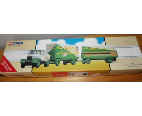 Corgi 1.50 scale Billy Smarts Circus Scammell  Highwayman and two trailers P&amp;P group 2 (£20 for the first item and £2.50 