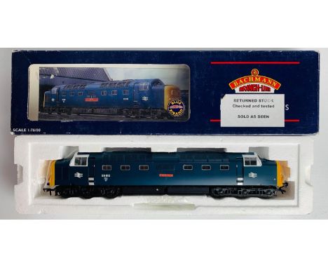 Bachmann OO Gauge 32-527 Class 55 012 Deltic BR Blue Crepello Loco - Boxed P&amp;P group 2 (£20 for the first item and £2.50 