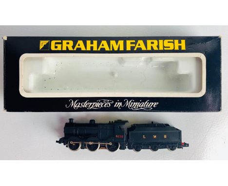 Graham Farish N Gauge 1841 LMS Class 4F 0-6-0 Tender Loco - Boxed P&amp;P group 1 (£16 for the first item and £1.50 for subse