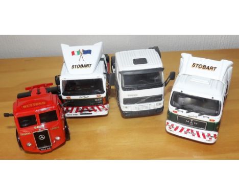 Three Corgi tractor units and one Joel tractor unit P&amp;P group 2 (£20 for the first item and £2.50 for subsequent items) 