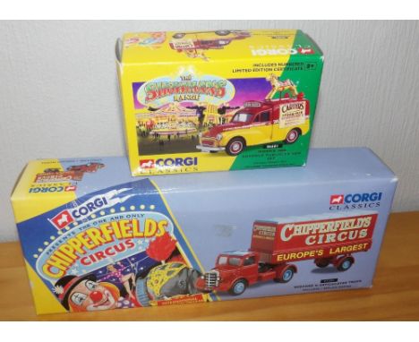 Corgi 1.50 scale one Carters Steam Fair 06601 mand Chipperfields 97303 P&amp;P group 2 (£20 for the first item and £2.50 for 