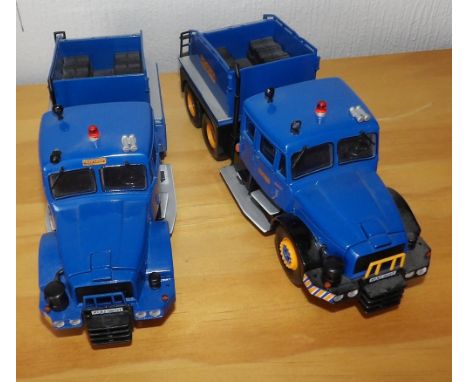 Two Corgi Pickfords Scammell six wheel Heavy Haulage tractor units P&amp;P group 2 (£20 for the first item and £2.50 for subs