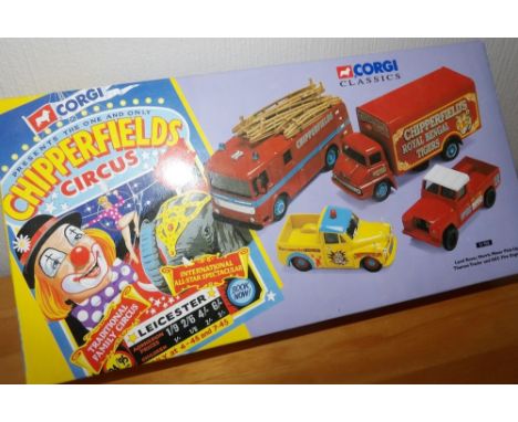Corgi 1.50 scale Chipperfields Circus four vehicle gift set 31703 P&amp;P group 2 (£20 for the first item and £2.50 for subse