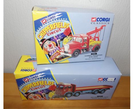 Two Corgi 1.50 scale Chipperfields Circus Models 97957 and 97886 P&amp;P group 2 (£20 for the first item and £2.50 for subseq