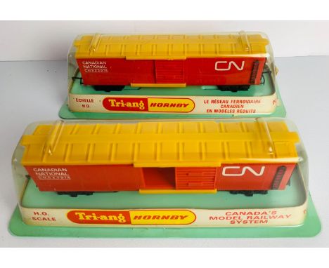 2x Triang / Hornby No.1361 Canada National Wagons - Mint &amp; Boxed in Canada Export Packaging P&amp;P group 2 (£20 for the 