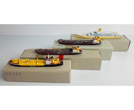 4x 1:1250 Scale Model Ships to Include: Speybank, Conger, Seadevil, Orcades II - All 4x Models are Boxed P&amp;P group 2 (£20