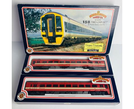Bachmann OO Gauge 31-502 Class 158 2 Car DMU Wypte Metro Livery - Boxed P&amp;P group 2 (£20 for the first item and £2.50 for