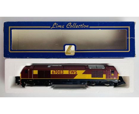 Lima OO Gauge L204929 Class 67003 EWS Livery Diesel Loco - Boxed P&amp;P group 2 (£20 for the first item and £2.50 for subseq