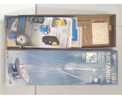 Mantua Models 1893 Britannia Royal Yacht of The Prince of Wales, 1:60 scale, complete and boxed P&amp;P group 2 (£20 for the 