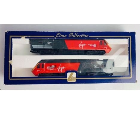 Lima OO Gauge L204681 2x Class 43 Power / Dummy Locos 43100 &amp; 43101 in Virgin Blackpool Rock &amp; Irish Mail Livery - Bo